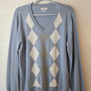 Van Heusen Soft Blue Knit Sweater